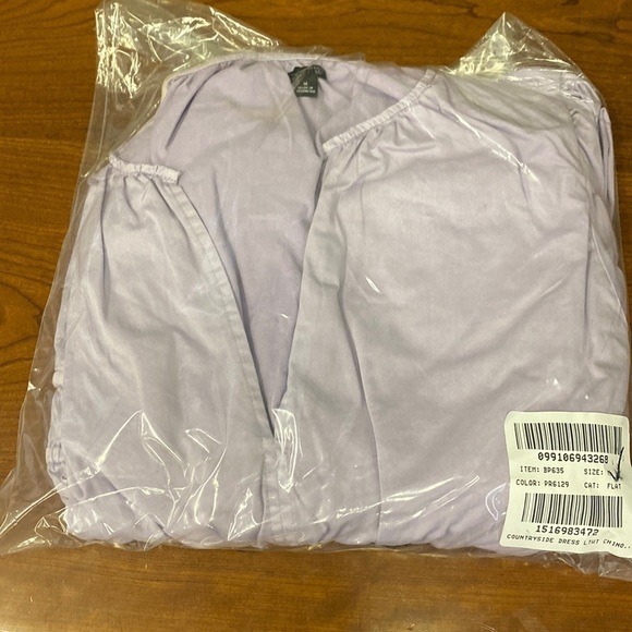 Long-sleeve smocked-waist midi dress in lightweight chino
Item BP635 - Picture 2 of 2